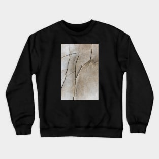 Cracked rock texture Crewneck Sweatshirt